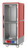 Metro C539-CLDC-U C5 3 Series Red Full-Size Insulated Low Wattage Heated Holding & Proofing Cabinet with Clear Dutch Doors and Universal Wire Slides - 120V