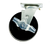 New Age C495 6" Dia Polyolefin Wheel Tread Swivel Plate Caster With Brakes - 750 Lbs.