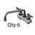 T&S Brass B-1112-CR-M Workboard Faucet deck mount 4"