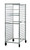 New Age 93020KD Donut Screen Rack Mobile Full Height Open Sides