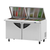Turbo Air TST-60SD-24-N-FL 60.25" W Two-Section Two Door Super Deluxe Sandwich/Salad Mega Top Unit with Flat Lids