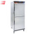 Cres Cor H137WSUA12D AquaTemp 28.25" W Stainless Steel 1-Compartment Insulated Mobile Heated Humidity Cabinet - 120 Volts