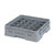 Cambro 20S318151 Camrack Glass Rack With Soft Gray Extender - 5 Cases
