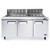 Atosa MSF8304GR 72.7" W 3-Sections 3 Doors Sandwich and Salad Top Refrigerator - 115 Volts