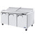Atosa MSF8304GR 72.7" W 3-Sections 3 Doors Sandwich and Salad Top Refrigerator - 115 Volts