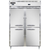 Continental Refrigerator D2RFNHD 52" W Two-Section Solid Door Reach-In Designer Line Refrigerator/Freezer