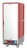 Metro C539-MFS-4 C5 3 Series Red Full-Size Insulated Moisture Heated Holding & Proofing Cabinet with Solid Door and Fixed Wire Slides - 120V