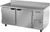 Beverage Air WTF67AHC 67"W Two Door Stainless Steel Worktop Freezer With 4" Built-In Backsplash