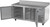 Beverage Air WTF67AHC 67"W Two Door Stainless Steel Worktop Freezer With 4" Built-In Backsplash