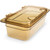 Carlisle 3086113 3.8 Qt. 1/3 Size Polyether Sulfone Amber Storplus High Heat Hot Food Pan