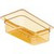 Carlisle 3086113 3.8 Qt. 1/3 Size Polyether Sulfone Amber Storplus High Heat Hot Food Pan