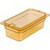 Carlisle 3086113 3.8 Qt. 1/3 Size Polyether Sulfone Amber Storplus High Heat Hot Food Pan