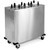 Lakeside 5308 Easy-Glide 8.13" Dia. Round Stainless Steel 3-Tube Mobile Dish Dispenser