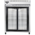 Continental Refrigerator 2RENSGD 57" W Two-Section Glass Door Reach-In Extra-Wide Refrigerator