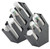 Cal-Mil 2048-4 Black Plastic 4-1/2"W x 19-1/2"D x 19-1/4"H Classic Lid/Cup Organizer