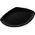 Carlisle 4330603 Plastic Black Square Dinner Plate
