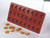 Matfer Bourgeat 339016 Fruit Jelly Mold Heart 1.19" Dia. x 7.16" H 24 Cavities Silicone