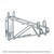 Metro 2Wd24C Super Erecta Direct Wall Mount Double Chrome Plated Finish