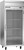 Beverage Air HRP1WHC-1G 35" W One-Section Glass Door Reach-In Horizon Series Refrigerator