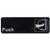Winco SGN-301 9"W x 3"H Black Information Sign