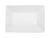 CAC China KSE-C13 Super White Porcelain Rectangular KingSquare Platter (1 Dozen)