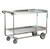 Lakeside 758 54.63" W Stainless Steel U-Shaped Frame Solid 2 Shelves Utility Cart