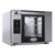 Cadco XAFT-04HS-TD Stainless Steel 1 Deck Half Size Electric Bakerlux TOUCH Heavy-Duty Convection Oven - 208-240 Volts 1-Ph