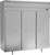 Beverage Air PR3HC-1AS 77.75" W Three-Section Solid Door Reach-In Refrigerator