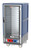 Metro C537-CFC-4-BU C5 3 Series Blue 3/4-Size Insulated Heated Holding & Proofing Cabinet with Clear Door and Fixed Wire Slides - 120V