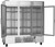 Beverage Air RB72HC-1G 75" W Three-Section Glass Door Reach-In Refrigerator