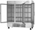 Beverage Air RB72HC-1G 75" W Three-Section Glass Door Reach-In Refrigerator