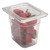 Cambro 80CWC135 Camwear 1/8 Size Clear Food Pan Cover - 6/Case