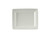 Tuxton BWH-0703 Ceramic White Rectangular Plate (1 Dozen)
