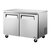Turbo Air EUF-48-N 48.25"W Two-Section Solid Door E-line Undercounter Freezer