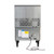 Scotsman ﻿UC2024MAX-1 24" W Air Cooled Full Size Cube Style Undercounter Ice Maker with Bin - 115 Volts
