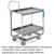 Lakeside 4944 Handler Series 39" W Stainless Steel 3-Tier Tough Transport Utility Cart - 1000 Lbs.