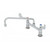 T&S Brass B-0221-CR4-L22 Mixing Faucet double deck mount 8"