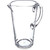 Carlisle MIN544307 74 Oz. Plastic Clear with Handle Mingle Pitcher