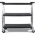 Carlisle SBC203103 Black Cart 40"W x 20-1/2"D x 43-1/4"H