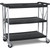 Carlisle SBC203103 Black Cart 40"W x 20-1/2"D x 43-1/4"H