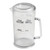 Cambro PC64CW135 64 Oz. Polycarbonate Clear Camwear Pitcher