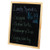 Winco MBB-1 23 5/8" L x 3/4" W x 31 5/8" H Wooden Black Marker Board