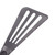 Matfer Bourgeat 112420 ExoGlass 12" L High Temp Slotted Pelton Spatula - Gray