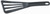 Matfer Bourgeat 112420 ExoGlass 12" L High Temp Slotted Pelton Spatula - Gray