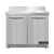 Continental Refrigerator SWF36NBS-FB 36"W Two Door Stainless Steel Work Top Freezer With 5 1/2" Backsplash