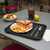Carlisle CT121603 16.31" W x 12.06" D x 0.7" H Polypropylene Black Rectangle Café Tray