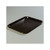 Carlisle CT121603 16.31" W x 12.06" D x 0.7" H Polypropylene Black Rectangle Café Tray