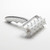 American Metalcraft DDCH7744 Dough Docker 6" Wide x 7.5" Long .0.38" Stainless Steel Pins Embedded In Plastic Roller