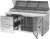 Victory VPPD67HC-2 67.13" W Two-Section One Door One Door UltraSpec Series Pizza Prep Table