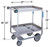 Lakeside 521 34.5" H 700 Lbs. Stainless Steel Solid 2-Shelf Utility Cart